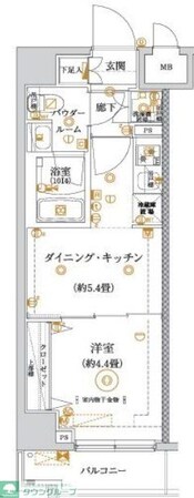 ガリシア亀戸水神の物件間取画像